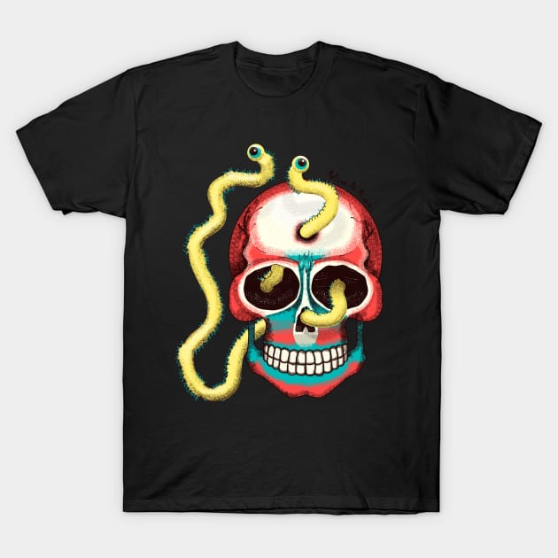 Day of the Dead Art. Skull. Halloween. T-Shirt by PolinaPo